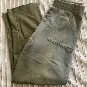 Army green ombré sweats